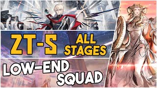 All ZTS Stages  Challenge Mode  Low End Squad 【Arknights】 [upl. by Eelnayr585]