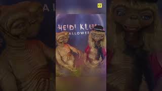 Heidi Klum is spilling the tea behind her ET Halloween costume heidiklumhalloween [upl. by Aisyla]