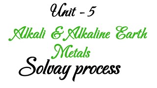 Preparation of sodium carbonate  solvay process  Alkali amp alkaline earth metals  TN class 11 [upl. by Arie674]