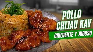 Como preparar CHIJAU KAY DE POLLO crujiente y jugoso 🍗 🐓 pollo china chifa crujiente wok [upl. by Auka287]