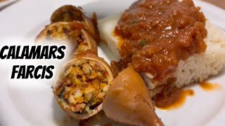 CALAMARS FARCIS youtubshorts cookingfoodfoodierecettefacile [upl. by Inuat]