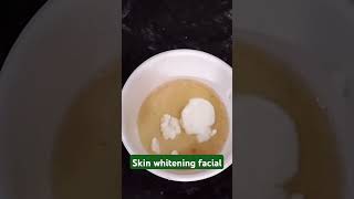 चेहरे को गोरा करने वाला फेशियल skin whitening remedy [upl. by Hertzog]