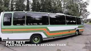 PKG 702Y Plaxton Supreme V bodied Leyland Tiger Preserved Henleys Abertillery  KTs Coaches Kendal [upl. by Oscar]