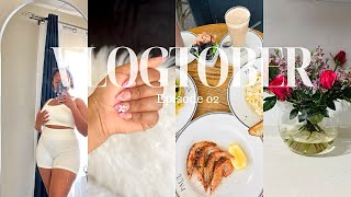 vlogtober POLYGEL NAILS  SHOPPING  BOOKED amp BUSY  NEW RESTURANT  NEW YOUTUBER [upl. by Cletus456]