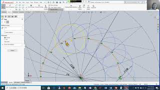 Week1404 Example105 Layout of Cam Profile for Oscillating Cylindrical Follower Using SolidWorks [upl. by Namyw21]