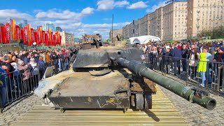 NATO Tanks Arrive in Moscow Russia [upl. by Tarrel]