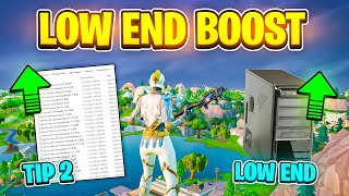 Best Fortnite Fps Boost LOW END PC ✅ Max FPS amp 0 Delay [upl. by Sackey]