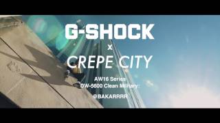 GSHOCK x Crepe City Clean Military DW5600M [upl. by Avika]