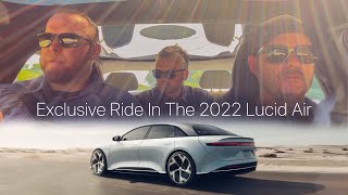 CCIV Lucid Motors Exclusive ride in Lucid Air  Interview with Derek Jenkins Senior VP of Design [upl. by Fenwick925]