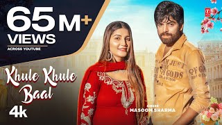 Khule Khule Baal  Sapna Choudhary  Masoom Sharma  New Haryanvi Video Song 2023 [upl. by Avilo545]