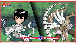 Drunk Rock Lee vs Kimimaro  Rock Lee use drunken fist technique  English Sub [upl. by Aneerahs264]