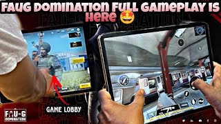 fAUG DOMINATION GAMEPLAY IS HERE 🤩 FAUG DOMINATION [upl. by Ryun]