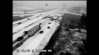 40vehicle pileup caught on camera during Wisconsin snowstorm [upl. by Cuthbertson]