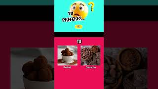 Tu préfères 😋🟤 CHOCOLAT 🍫 shorts tupreferes wouldyourather chocolate [upl. by Ahsac]