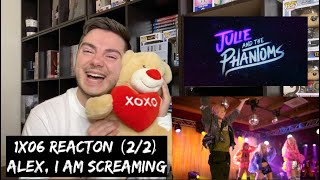 JULIE AND THE PHANTOMS  1x06 FINALLY FREE REACTION 22 [upl. by Eelah112]