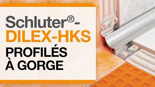 Comment installer un profilé à gorge  Schluter®DILEXHKS [upl. by Akessej]