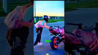 Girls Vs Boys Motorbike Stunt 😱💀shortsbikestuntyoutubeshorts [upl. by Araed]