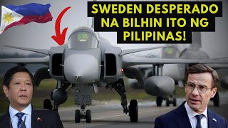 JAS39 GRIPEN FIGHTER JET DINALA SA PILIPINAS SWEDEN HINDI PAPATALO SA AMERIKA AT SOUTH KOREA [upl. by Phebe766]