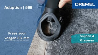 Dremel 569 Hardmetalen frees voor verwijderen van voegen 16 mm [upl. by Lenes178]