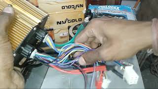 Motor controller wiring 48 volt controller motor e rickshaw super mileage in Hindi [upl. by Ardiedal]