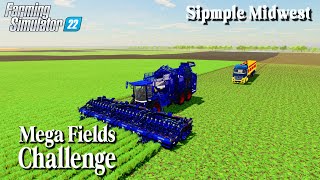 Harvesting 18M PURSHIPS  Farming Simulator 22  fs22timelapse  Simple Midwest 4x  EP12 [upl. by Yliab]