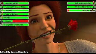 Shrek 2 2004 Final Battle with healthbars [upl. by Eittah]