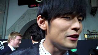 Jay Chou at the quotGreen Hornetquot premiere [upl. by Arreis499]