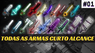 Todas as ESPADAS do Jogo  Minecraft Dungeons [upl. by Imuy70]