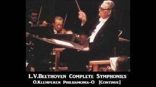 LVBeethoven Complete Symphonies  OKlemperer PhilharmoniaO  195760 [upl. by Eachelle]