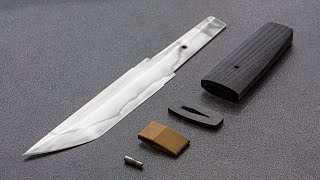 Knife Making  Wide Tanto [upl. by Rocher]