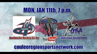 Avalanche Hockey CoOp  Onalaska Hilltoppers Boys Hockey 3 [upl. by Scever]