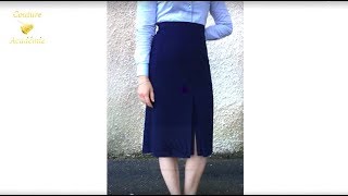 Coudre une jupe avec les fentes 👜👗✂️3ème partie finale [upl. by Nitneuq]