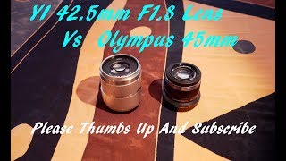 YI 425mm F18 Lens Review 4K Test Vs Olympus 45mm On GX85 [upl. by Suzie]