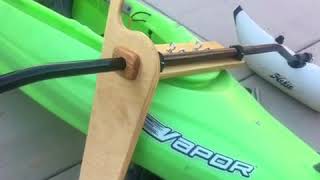 Kayak DIY sailing rig [upl. by Akiam]