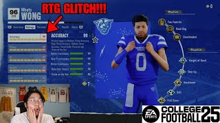 PATCHED HOW TO GET A 99 OVERALL FIELD GENERAL QB IN COLLEGE FOOTBALL 25 RTG [upl. by Gillett]