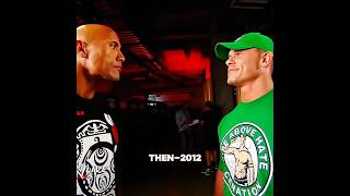 John Cenas Rivalry With The Rock  prowrestling entertainment therock [upl. by Rovert732]