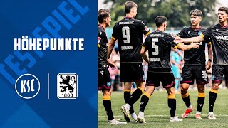 Testspielhöhepunkte KSC  TSV 1860 München [upl. by Rhea]