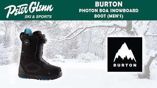 Burton Photon Boa Snowboard Boot Mens  W2122 Product Review [upl. by Heti421]