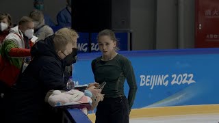 Kamila Valieva practice at Beijing 2022 [upl. by Eagle232]