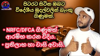 How to Open NRFC  PFCA Account and Its Benefits Sinhala  ඩොලර් ගිණුමක් හදමු  ප්‍රතිලාභ ගනිමු [upl. by Soloma]