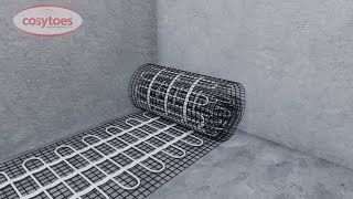 Cosytoes Underfloor Heating  Mat System Installation [upl. by Selij]