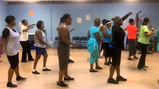 Same Ole 2 Step line dance  New Orleans LA [upl. by Tsirc]