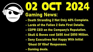 Gaming News  Death Stranding 2  Lords of the Fallen 2  CDPR  Ubisoft  Deals  02 OCT 2024 [upl. by Averir]