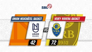 Union Neuchâtel Basket vs Vevey Riviera Basket  Game Highlights [upl. by Eniarol]