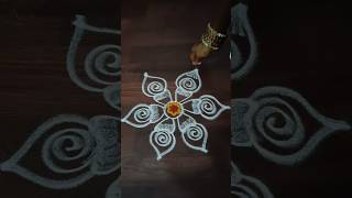 Very very easy colourful Rangoli designsrangoli muggulu trending shorts youtubeshorts short [upl. by Armat]