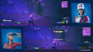 🔴FORTNITE SPLIT SCREEN Gameplay No Commentary [upl. by Aihsoem]