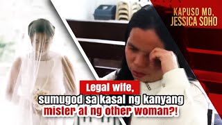 Legal wife sumugod sa kasal ng kanyang mister at ng other woman  Kapuso Mo Jessica Soho [upl. by Adliwa]