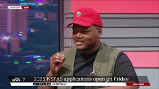 NSFAS applications to open on Friday Sihle Lonzi Asive Dlanjwa [upl. by Rufford524]