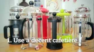 How to make coffee in a cafetiere [upl. by Lain567]