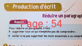 CE2  Production d écrit  Réduire un paragraphe  Cahier d activités p 54 Le trésor des mots [upl. by Niwdla]